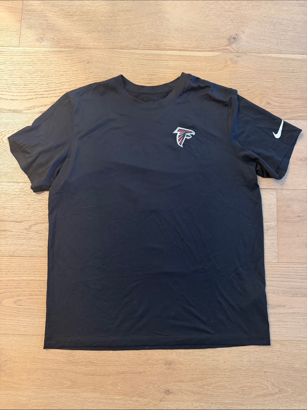 Nike Black Atlanta Falcons DriFit Tee with Chest Logo
